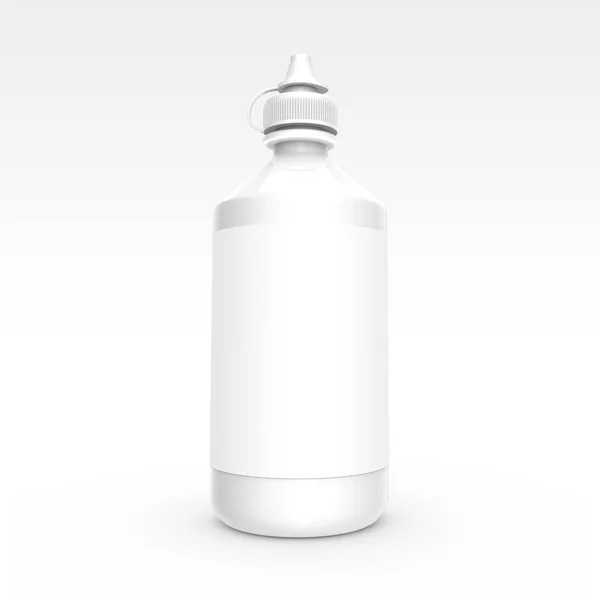 Contacts Solution bottle mockup — Stock Photo, Image