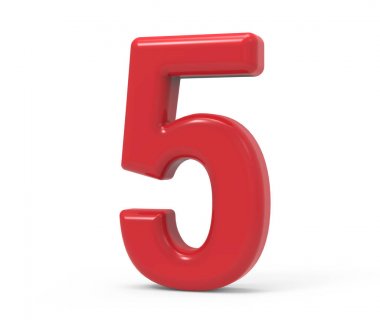 Kırmızı sayı 5