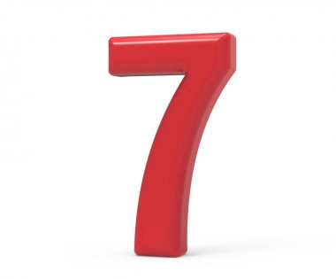 Kırmızı sayı 7