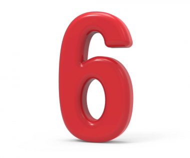 Kırmızı numarası 6