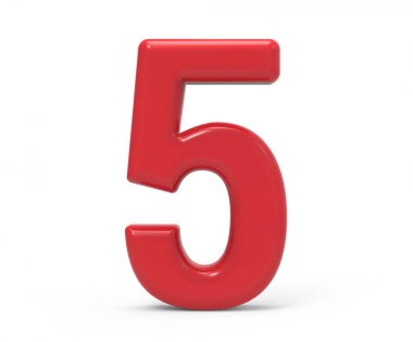 Kırmızı sayı 5