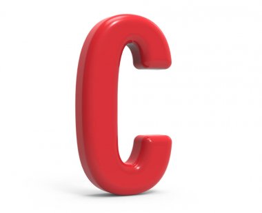 Kırmızı harf c