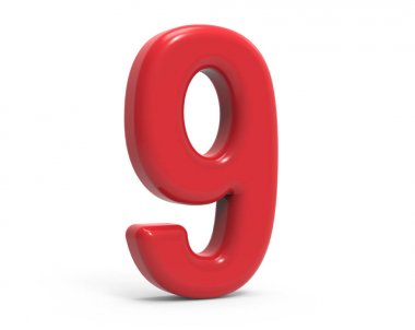 Kırmızı sayı 9
