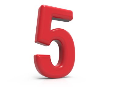 Kırmızı sayı 5