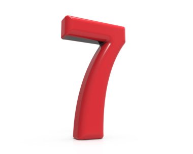 Kırmızı sayı 7