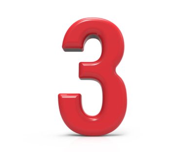 Kırmızı sayı 3