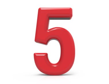 Kırmızı sayı 5
