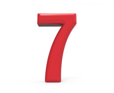 Kırmızı sayı 7