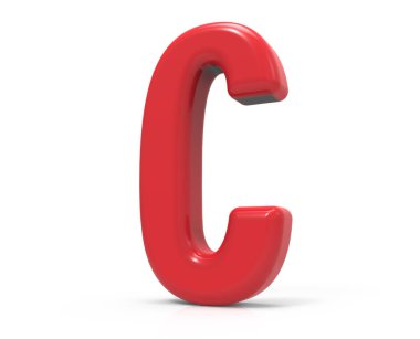 Kırmızı harf c