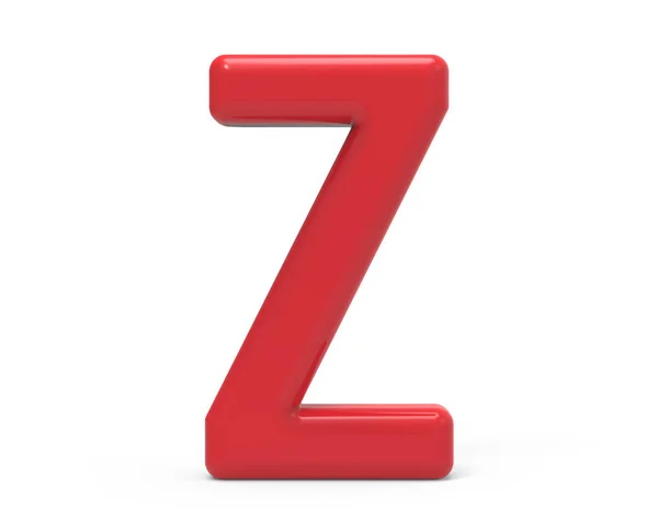 Red letter Z — Stock Photo, Image