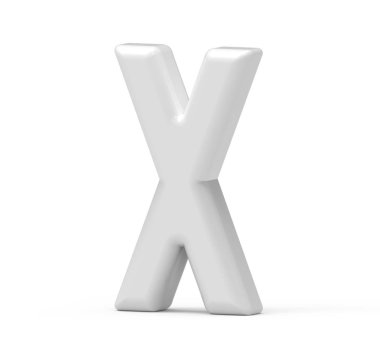 inci Beyaz harf X
