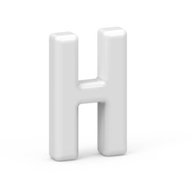 inci Beyaz harf H