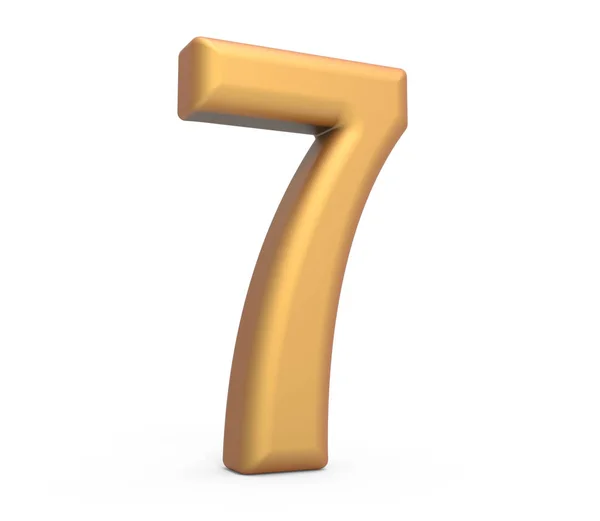 Numero d'oro 7 — Foto Stock