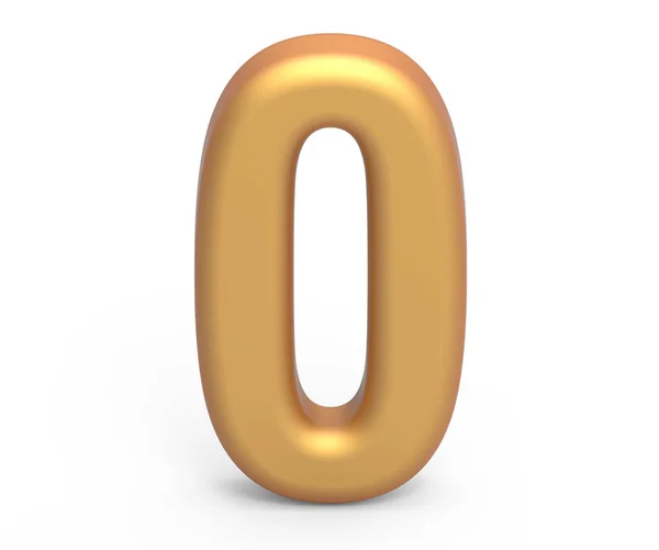 Golden letter O — Stock Photo, Image