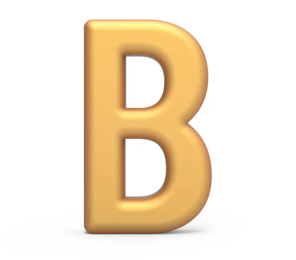 Carta dourada B — Fotografia de Stock