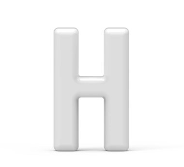 inci Beyaz harf H