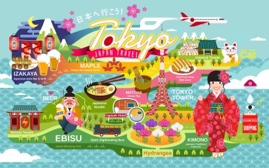 Japonya seyahat poster