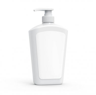 Dağıtıcı şişe mockup pompa