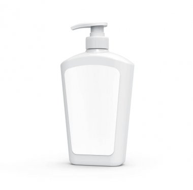 Dağıtıcı şişe mockup pompa