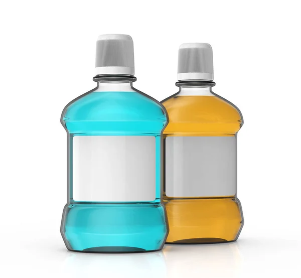 Mouthwash set template — Stock Photo, Image