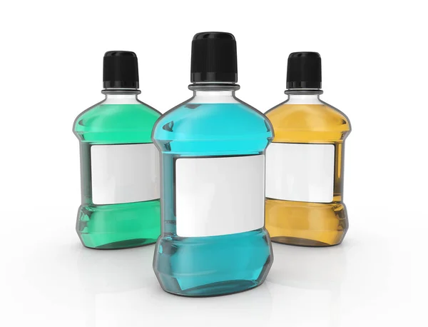 Mouthwash set template — Stock Photo, Image