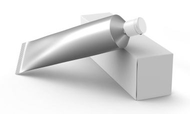 Diş macunu boş mockup