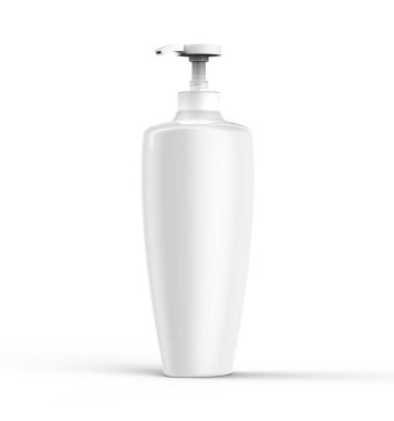 Şampuan veya losyon boş mockup