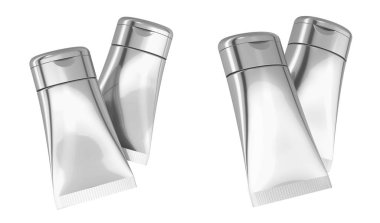 3D render yüz temizleyici mockup
