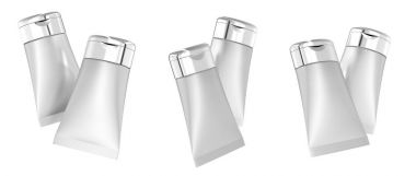 3D render yüz temizleyici mockup