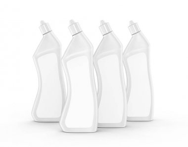 Boş tuvalet temizleyici mockup