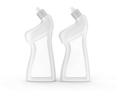 Boş tuvalet temizleyici mockup