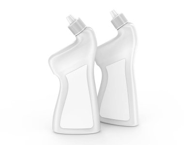 Boş tuvalet temizleyici mockup