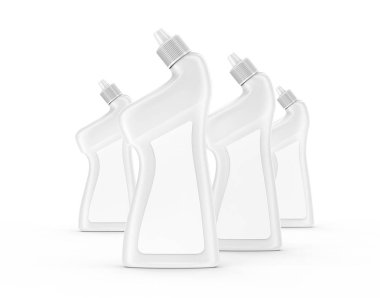 Boş tuvalet temizleyici mockup