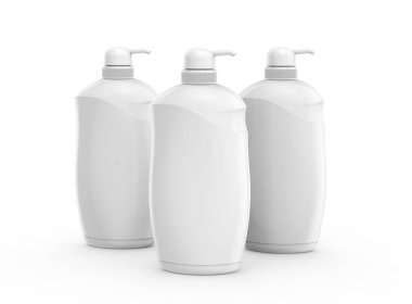 Boş losyon dağıtıcı mockup