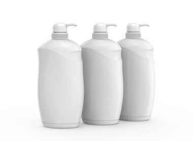 Boş losyon dağıtıcı mockup