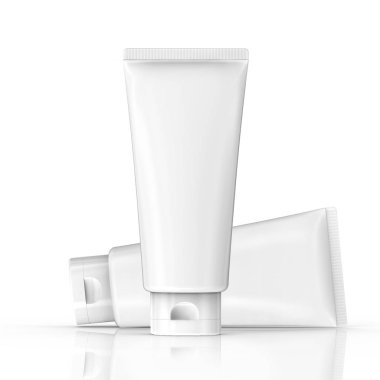 Boş yüz yıkama mockup