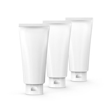 Boş yüz yıkama mockup