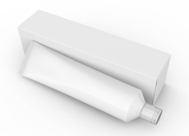 Diş macunu paket mockup