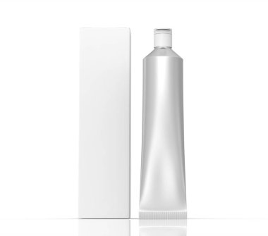 Diş macunu paket mockup