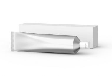 Diş macunu paket mockup