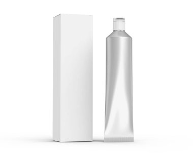 Diş macunu paket mockup