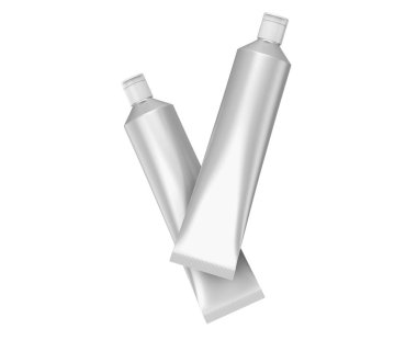 Boş diş macunu mockup