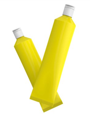 Diş macunu boş mockup