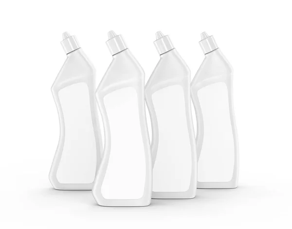 Maqueta de limpiador de inodoros en blanco —  Fotos de Stock