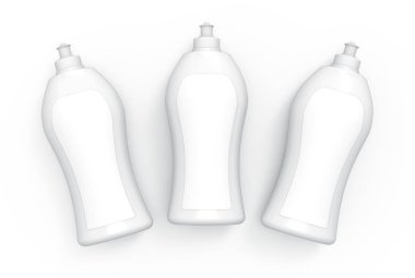 Bulaşık yıkama şişe mockup