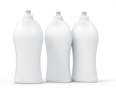Bulaşık yıkama şişe mockup