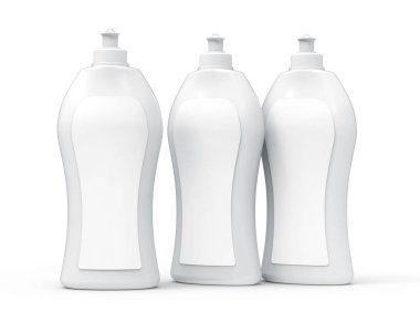 Bulaşık yıkama şişe mockup