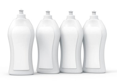 Bulaşık yıkama şişe mockup