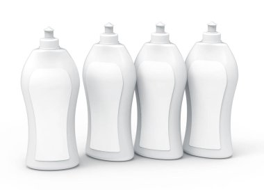 Bulaşık yıkama şişe mockup