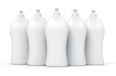 Bulaşık yıkama şişe mockup